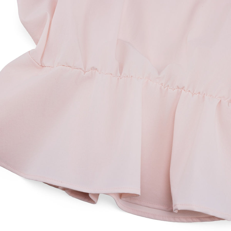SHEER RIBBON T-SHIRT RUFFLED RIBBON VEST