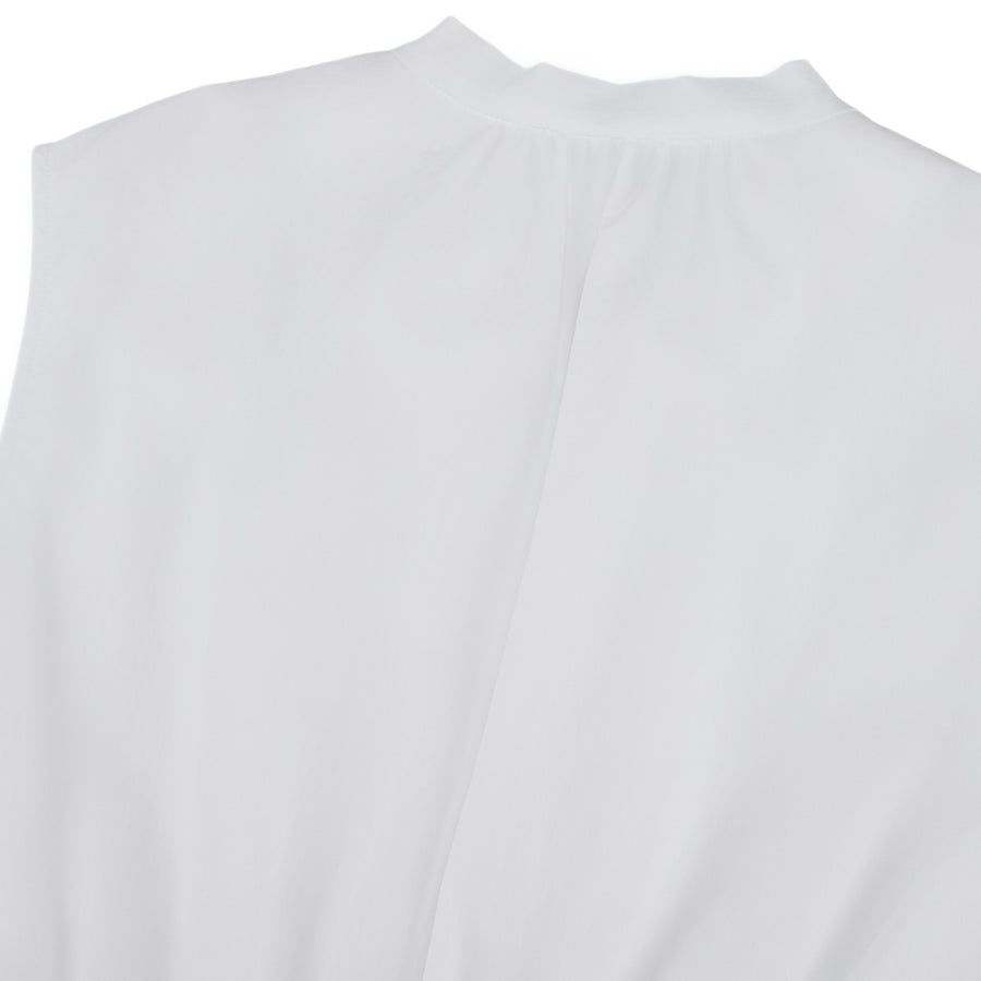 SHEER RIBBON T-SHIRT RUFFLED RIBBON VEST