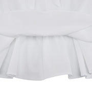 SHEER RIBBON T-SHIRT RUFFLED RIBBON VEST