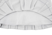 LOGO SNAP PLEATED SKIRT