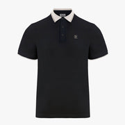 MEN'S COLOR-BLOCK COLLAR T-SHIRT
