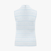 LOGO PATTERN PRINT SLEEVELESS T-SHIRT