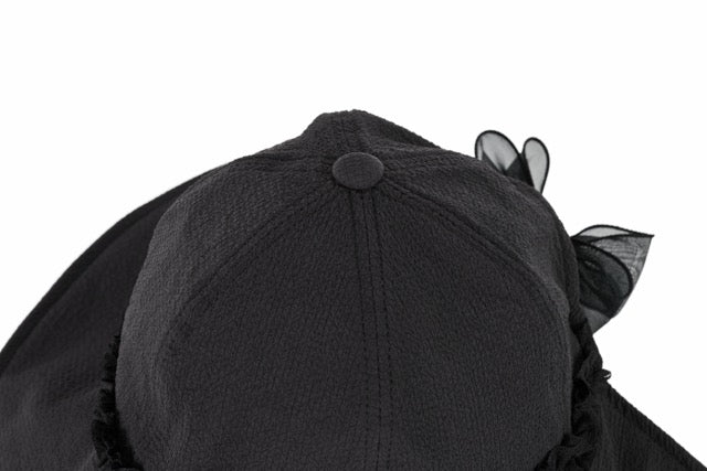 SEERSUCKER BONNET HAT