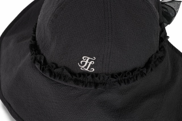 SEERSUCKER BONNET HAT