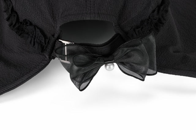 SEERSUCKER BONNET HAT