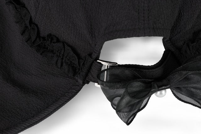 SEERSUCKER BONNET HAT
