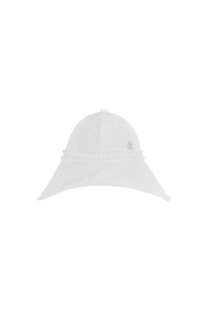 SEERSUCKER BONNET HAT