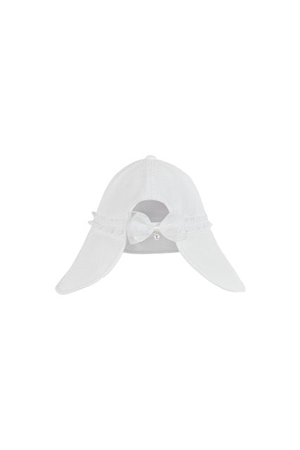 SEERSUCKER BONNET HAT