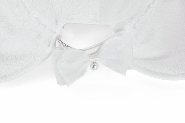 SEERSUCKER BONNET HAT