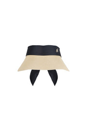 WIDE RAFFIA VISOR