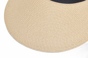 WIDE RAFFIA VISOR