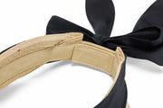 WIDE RAFFIA VISOR
