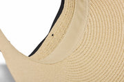 WIDE RAFFIA VISOR