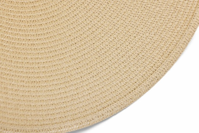 WIDE RAFFIA VISOR
