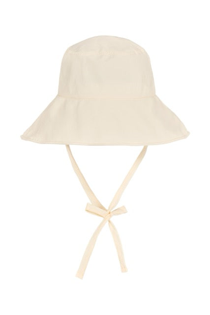 RIBBON WIDE-BRIMMED SUN HAT