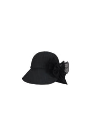 MESH BIG RIBBON BONNET HAT