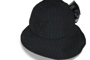 MESH BIG RIBBON BONNET HAT