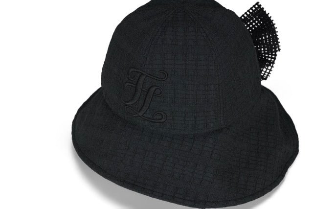 MESH BIG RIBBON BONNET HAT