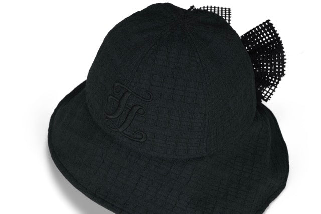 MESH BIG RIBBON BONNET HAT