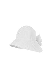 MESH BIG RIBBON BONNET HAT