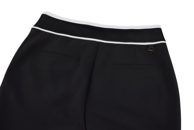 LOGO BANDED BOOTSCUT PANTS