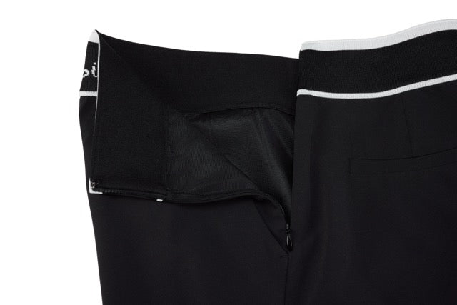 LOGO BANDED BOOTSCUT PANTS