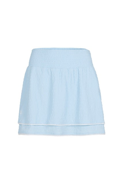 SEERSUCKER SMOKE BAND SKIRT
