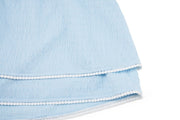 SEERSUCKER SMOKE BAND SKIRT