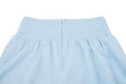 SEERSUCKER SMOKE BAND SKIRT
