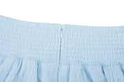 SEERSUCKER SMOKE BAND SKIRT