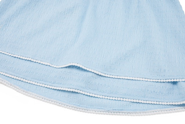 SEERSUCKER SMOKE BAND SKIRT