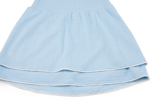 SEERSUCKER SMOKE BAND SKIRT