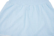 SEERSUCKER SMOKE BAND SKIRT