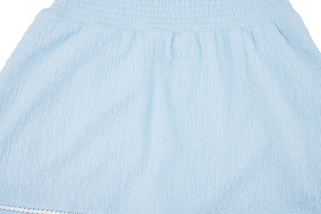 SEERSUCKER SMOKE BAND SKIRT