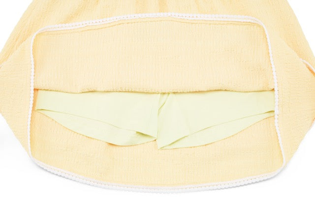 SEERSUCKER SMOKE BAND SKIRT
