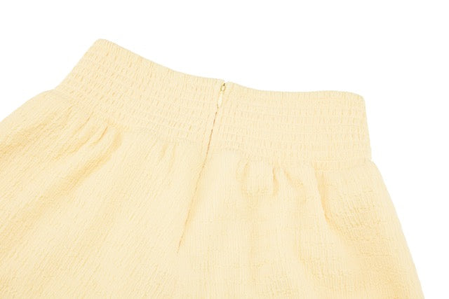 SEERSUCKER SMOKE BAND SKIRT