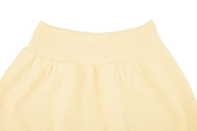 SEERSUCKER SMOKE BAND SKIRT