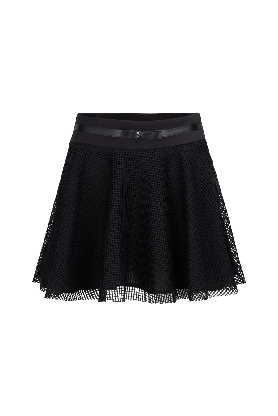 MESH DOUBLE FLARE SKIRT