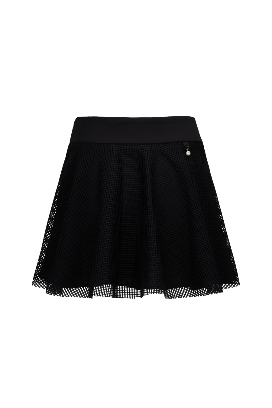 MESH DOUBLE FLARE SKIRT