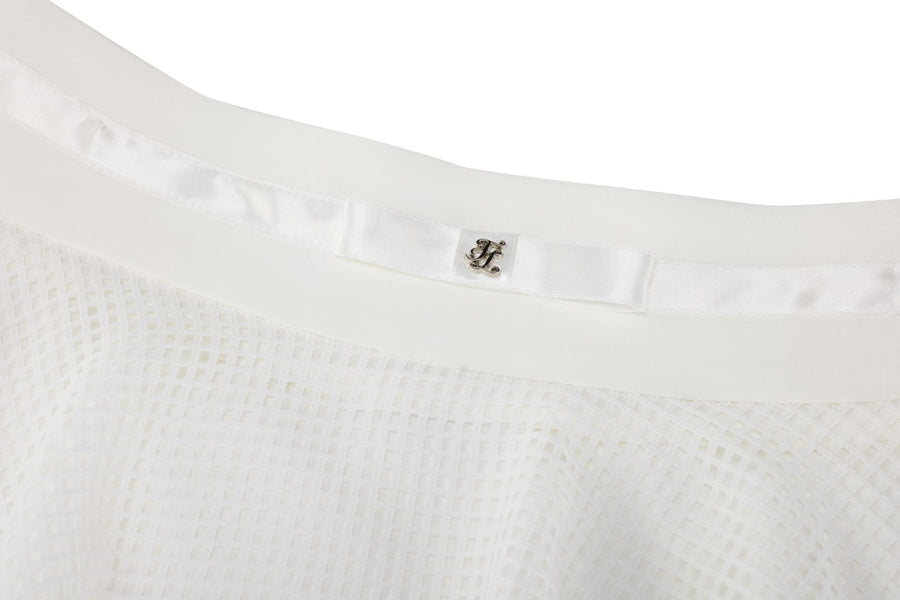 MESH DOUBLE FLARE SKIRT