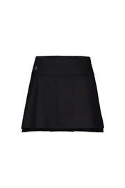 RIB BACK PLEATED SKIRT