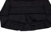 RIB BACK PLEATED SKIRT