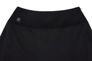 RIB BACK PLEATED SKIRT