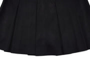 RIB BACK PLEATED SKIRT