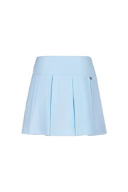 RIB BACK PLEATED SKIRT