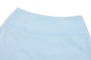 RIB BACK PLEATED SKIRT