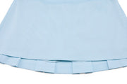RIB BACK PLEATED SKIRT