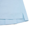 RIB BACK PLEATED SKIRT