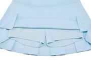 RIB BACK PLEATED SKIRT