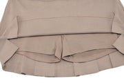 RIB BACK PLEATED SKIRT